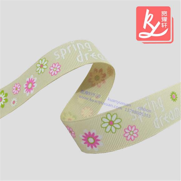 絲網印刷加工羅紋帶