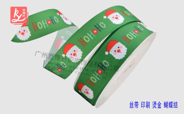 綠色圣誕節織帶